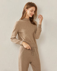 Pull en Cachemire 100 % Col Montant pour Femme