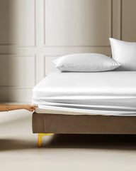 Ensemble de Drap-housse en Soie 22 Momme 3 Pièces