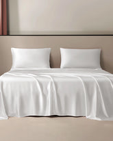 Ensemble de Draps Plat en Soie 22 Momme 3PCS