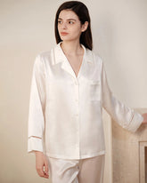 Ensemble de pyjama en soie de mûrier 22 momme