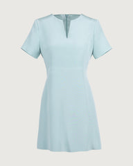 Robe en soie 40 momme coupe A à manches courtes