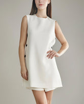 Ensemble Robe Mini en Soie à Bretelles et Short en Soie 40 Momme