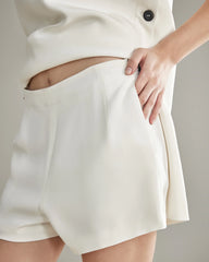 Ensemble Robe Mini en Soie à Bretelles et Short en Soie 40 Momme