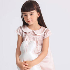Chemise de Nuit en Soie pour Fille Enfant