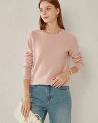 Pull en Cachemire Col Rond Coupe Classique