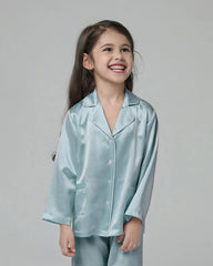 Pajama en Soie Long Classique pour Enfants
