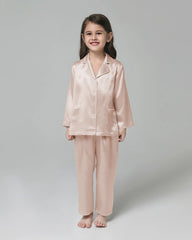 Pajama en Soie Long Classique pour Enfants
