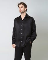 Chemise en Soie pour Homme à Manches Longues Classique