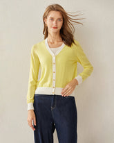 Cardigan Court en Laine pour Femmes
