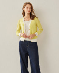 Cardigan Court en Laine pour Femmes