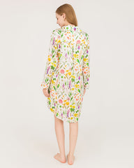 Nuisette Florale en Soie Pure et Luxueuse