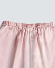Pyjama en soie pour fille à volants
