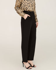 Pantalon Droit Sculpté en Soie 40 Momme