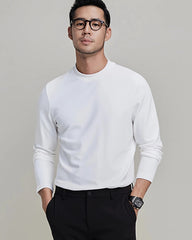 T-shirt Homme Manches Longues en Jersey de Soie