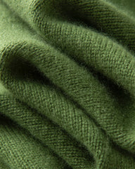 Pull en cachemire à col montant et motif losange