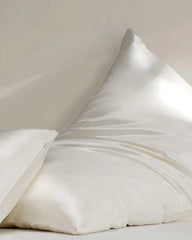 Oreiller en soie de mûrier avec housse en soie