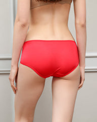 Culotte en Soie 100% pour Femme Red