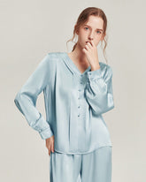 Nuit Élégante en Soie à Décolleté en V