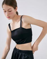 Débardeur Court en Soie