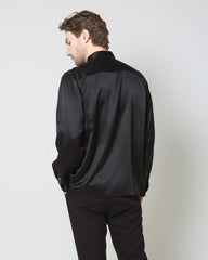 Chemise en Soie Décontractée Bureau pour Homme