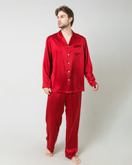 Pyjama Long en Soie pour Hommes