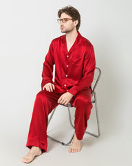 Pyjama Long en Soie pour Hommes