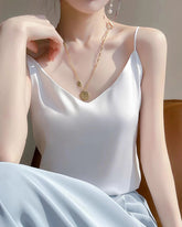 Spaghetti Strap Silk Camisole