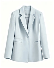 Blazer tailleur en triacétate avec doublure en soie