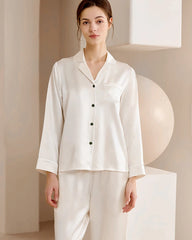 Pyjamas en soie lavable pour femme