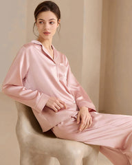 Pyjamas en soie lavable pour femme