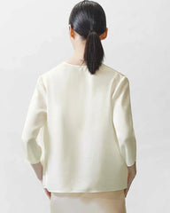 Cardigan en soie basique femme