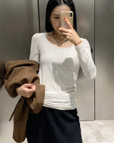 Ensemble de sous-vêtements thermiques brossés pour femme