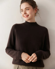 Pull en cachemire pour femme à torsades et manches raglan