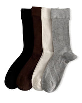 Chaussettes femme en cachemire-modal – talon 90°
