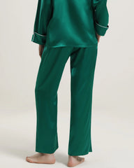 Pantalon d’intérieur long en soie pour femme