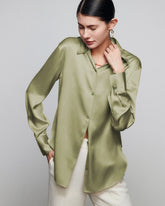 Chemise en soie décontractée femme 30 momme