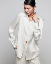Chemise en soie décontractée femme 30 momme
