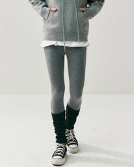 Leggings thermiques en laine pour femme