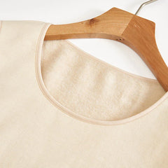 Gilet thermique en soie velours pour femmes