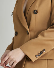 Blazer en Laine Double Boutonnage pour Femme