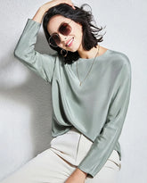 Blouse en soie 30 momme ample