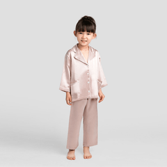 Pajama en Soie Long Classique pour Enfants