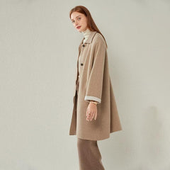 Manteau en Pure Laine pour Femmes