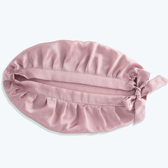 Bonnet de Soie pour Soin des Cheveux avec Nœud Papillon