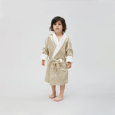 Robe Réversible en Soie et Velours pour Enfants