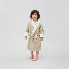 Robe Réversible en Soie et Velours pour Enfants
