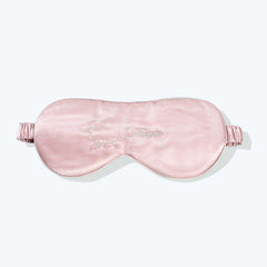 Masque de Sommeil en Soie Rose 12 Constellations 22 Momme