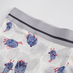 Silk Painted Design Men's Boxer Brief