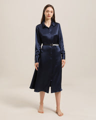 Robe Longue en Soie 22 Momme