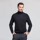 Pull à Col Montant en Cachemire pour Homme